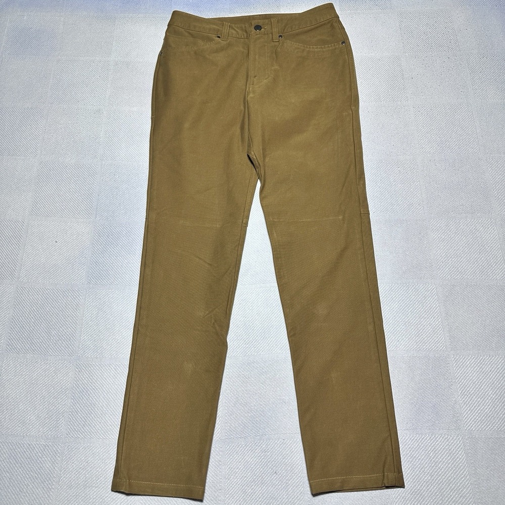 Lululemon ABC Slim Utilitech Pants Mens 28x30 Burnt Caramel‎ Stretch Jean Active